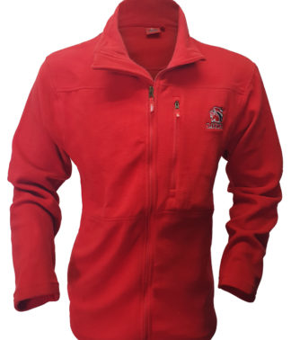 Mens Lions Full Zip Fleece Jacket Red
